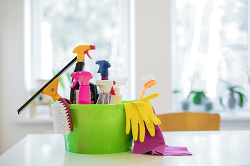 Cleaning services background